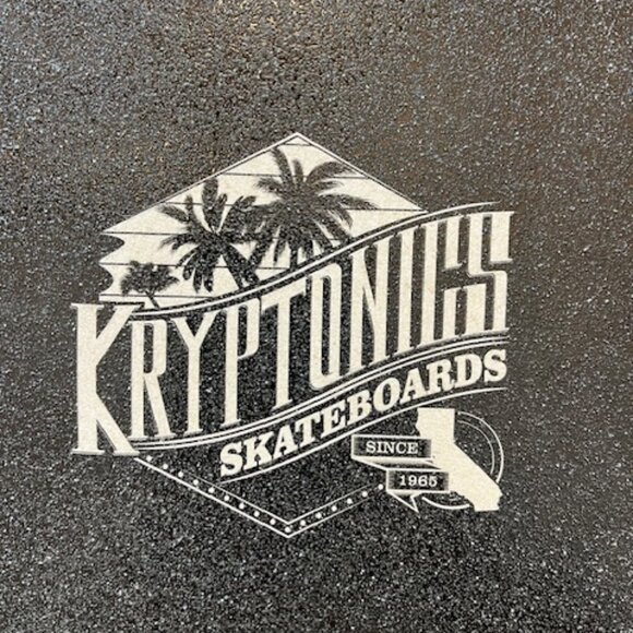 Kryptonics 30" x 7" longboard with grip tape and pink durometer wheels - NEW - Picture 6 of 6